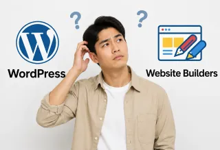 Website Builder vs WordPress: Which One Makes More Sense for Beginners? | Article Thumbnail