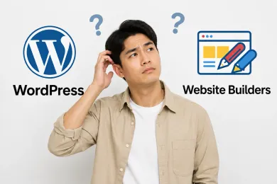 Website Builder vs WordPress: Which One Makes More Sense for Beginners? | Blog Post
